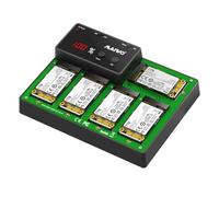 MAIWO Station d'accueil pour lecteur SSD mSATA 5 baies avec clone hors ligne, mini SATA vers USB 3.0, capacité 5 To, 12 V/3 A