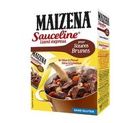 Maizena Sauceline Liant Express pour Sauces Brunes Sans Gluten 250g (lot de 4)