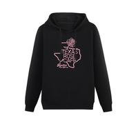 MAIZHECLUB Inspired by Little Feat Hooded - Texas Rose Cafe Lowell George Texas Black XL