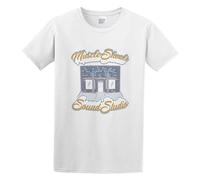 MAIZHECLUB Men's Casual Shirt Muscle Shoals Sound Studio 3614 Jackson Highway Record Cool and Breathable White 3XL