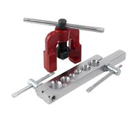 Maizoon Ensemble d'outils évasés Cône et barre à 6 trous pour tuyau Tuyau 6 matrices de 3/16''-5/8'' Kit pour applications de ligne de frein de refroidissement