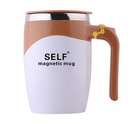 Maizoon Mug mélangeur automatique rechargeable par USB avec ventouse magnétique sans tige pivotant pour la maison, le bureau,facile à transporter lait, cacao et autres boissons, poudre