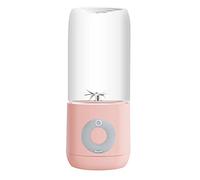 Maizoon Portable Personal Blender Coupe USB Mini électrique Juicer Ménage Fruit Smoothie Mélangeur Shakes avec 3 lames 1300mAh pour Office Cuisine Accueil Voyage 500ml / Rose 16,9 oz