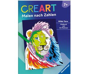 Maja Wagner Ravensburger CreArt Malen nach Zahlen ab 7: Wilde Tiere, Mal (Poche)