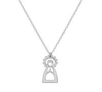 MAJALE _ Chaîne avec médaille Vierge Carmen, Almudena, Désolé, Marie Auxiliatrice, Pilier, Miraculeuse, Assomption, Lourdes, Guadeloupe ou Rosée - Collier religieux - Bijou de Protection et de Foi