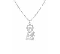 MAJALE Collier Vierge du Carmen, de l'Almudena, des sans-abri, du pilier ou de la rosée - Acier Inoxydable Hypoallergénique - Chaîne Réglable - Bijou Religieux Protection et Foi, taille unique, Acier