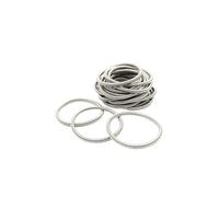 MAJALE Lot de 5 bracelets à ressort en acier inoxydable - Doré, élastiques et minimalistes, unisexe pour femme et fille, bijoux tendance en couches avec sac en organza blanc, 5,5 centímetros, Acier