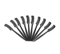 Majatou 10 pièces/ensemble peigne à cils en plastique séparateur de cils cosmétique portable beauté maquilage outoul de laparation de cils pour femmes quatre nuits de maquillage