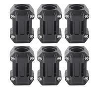 Majatou Bloc de Pare-Chocs, Bloc de Pare-Chocs de Moto Moteur Barre de Protection de Moteur de Moto Décoration de Pare-Chocs de Protection 3 Paires Noir 22/25 / 28mm Compatible avec R1200gs R1150gs