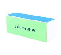 Majatou Bloc Tampon à 4 Voies pour Nail Art, Lime de Ponçage, Manucure | Polissoir à Ongles à 4 Côtés avec Surfaces Rouges, Vertes, Bleues et Blanches pour Limer, Lisser et Faire Briller les Ongles.