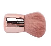 Majatou Grande Brosse à Tête Ronde pour les ongles, poils doux, petite puissance couler les ongles, multi-usages, portable, décalant, Pinceau de maquilage pour Poudre, liquide, crème,