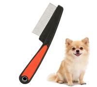 Majatou Peignes à Poux en Acier Inoxydable, Peignes Anti-Puces pour chat chien, Brosse Anti-Pellicules et Peigne Pour épilation des poux de tête Pour chat et chien Oeuf de Puce