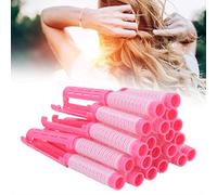 Majatou Self Grip Ceramic Ionic Thermal Hair Roulers, Salon Quality Hair Roulers, 20 Morceaux de Cheveux Courling Iron, Hair Fluffy Fer Curling Fer Fomen Femles Filles Hair Dressing (Rose)