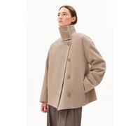 MAJELAA MANTEAU EN LAINE | Fabriqué à partir de 100 % laine recy brun (XL)