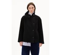 MAJELAA MANTEAU EN LAINE | Fabriqué à partir de 100 % laine recy noir (M)