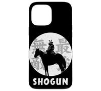 Majesté au Clair de Lune : Samouraï Noir Japonais Invincible Coque pour iPhone 13 Pro Max