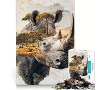 Majesté Royale de la Nature Puzzle de 1000 pièces pour Adultes Jeu de logique Fine Loisirs Bords Nets Objet de Collection (38x52cm)