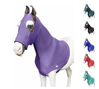 Majestic Ally Cagoule Cheval en Lycra Extensible avec Fermeture Éclair…