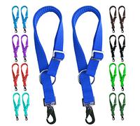 Majestic Ally Lot de 2 cintres pour Seau à Eau pour Cheval - Longueur réglable de 45,7 cm à 76,2 cm - Design Pratique et Facile pour Une Utilisation en intérieur ou en extérieur (Bleu Roi)