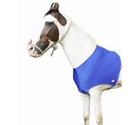Majestic Ally Protège-épaules en Lycra Stretch pour Cheval (Grand, Bleu Royal)