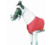 Majestic Ally Protège-épaules en Lycra Stretch pour Cheval (Grand, Rouge)