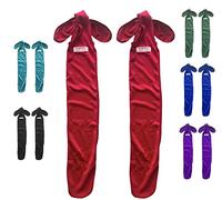 Majestic Ally Sac de Queue en Lycra pour Chevaux - pour Garder la Queue Propre et protégée - Lot de 2 (Rouge)