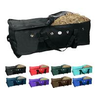 Majestic Ally Sac de rangement robuste en nylon 1200 deniers pour balles de foin 111,8 x 50,8 x 40,6 cm et extra large 134,6 x 61 cm 50,8 cm (rouge, taille XL, noir)