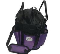 Majestic Ally Sac fourre-tout organisateur de toilettage pour chevaux, violet, Large