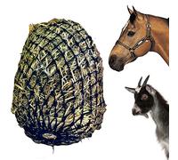 Majestic Ally Trous de 5,1 x 5,1 cm, alimentation lente de 101,6 cm, très robuste avec anneau inférieur pour chevaux désireux, stand et port portable. (Noir)