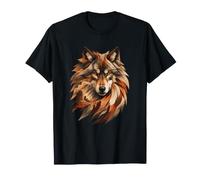 Majestic Alpha Tête de Loup Esprit Sauvage T-Shirt