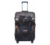 Majestic Black Yak Housses de protection élastiques pour bagages de 45,7 à 81,3 cm, noir, L