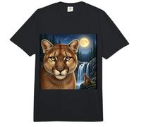 Majestic Cogar Under The Moonlight Sky Nature Scène Comfort Colors Adult Heavyweight T-Shirt
