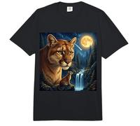 Majestic Cogar Under The Moonlight Sky Nature Scène Comfort Colors Adult Heavyweight T-Shirt