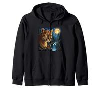 Majestic Cogar Under The Moonlight Sky Nature Scène Sweat à Capuche