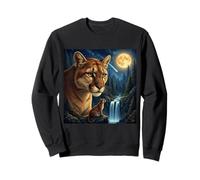 Majestic Cogar Under The Moonlight Sky Nature Scène Sweatshirt