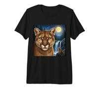 Majestic Cogar Under The Moonlight Sky Nature Scène T-Shirt Haut de Gamme