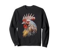 Majestic Coq Plumes Tribal Élevage de Poulet Sweatshirt