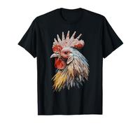Majestic Coq Plumes Tribal Élevage de Poulet T-Shirt