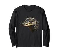 Majestic Crocodile Alligator - Motif Reptile pour Enfants et Adultes Manche Longue