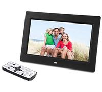 Majestic DF 820 HD MP3 - Cadre Photo numérique écran HD 10.1", Format 16:9, Lecture vidéo/Images/Musique, idéal pour Les exposants, entrées USB et SD, télécommande, Noir