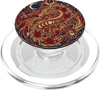 Majestic Dragon Croissant de Lune Belle Roses Esthétique PopSockets PopGrip pour MagSafe