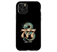 Majestic Eastern Dragon 777 Symbolisme Art 7 juillet 2025 Coque pour iPhone 11 Pro