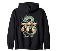 Majestic Eastern Dragon 777 Symbolisme Art 7 juillet 2025 Sweat à Capuche