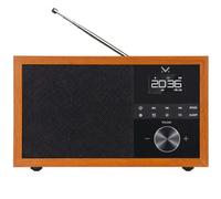 Majestic ELDA Radio portable FM Réveil Bluetooth, lecteur MP3 USB MicroSD AUX, batterie rechargeable 1800 mAh, écran LED réglable, double alarme, snooze, câble USB-C