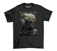 Majestic Elden Lion Ring Mens T-Shirt Souls Men's Gaming Shirt Dark Shirt Dark Grey XL
