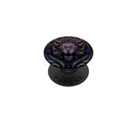 Majestic Fantasy Lion à l'état Sauvage PopSockets PopGrip Adhésif