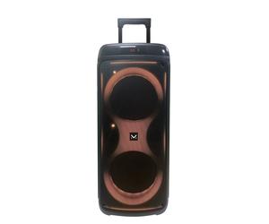 Majestic FLAMET88BK Diffuseur Trolley Party Speaker Bluetooth USB Lumières