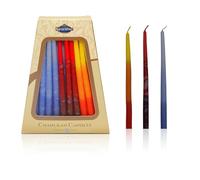 Majestic Giftware Sc-cp15 E Safid (fabriqué à la Main Hanukkah Candles, 15,2 cm, Bleu/Rouge/Orange, 45-Pack