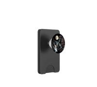 Majestic Gorilla Under Full Moon Japonais Sakura Waterfall PopSockets PopWallet pour MagSafe