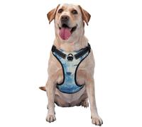 Majestic Harnais réfléchissant pour chien Motif loup mystique Blanc Taille M et L